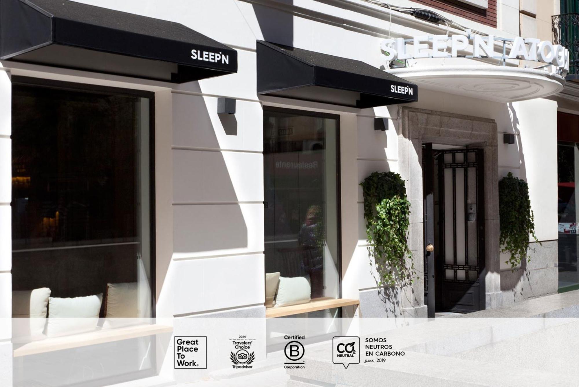 Sleep'N Atocha - B Corp Certified Hotell Madrid Eksteriør bilde