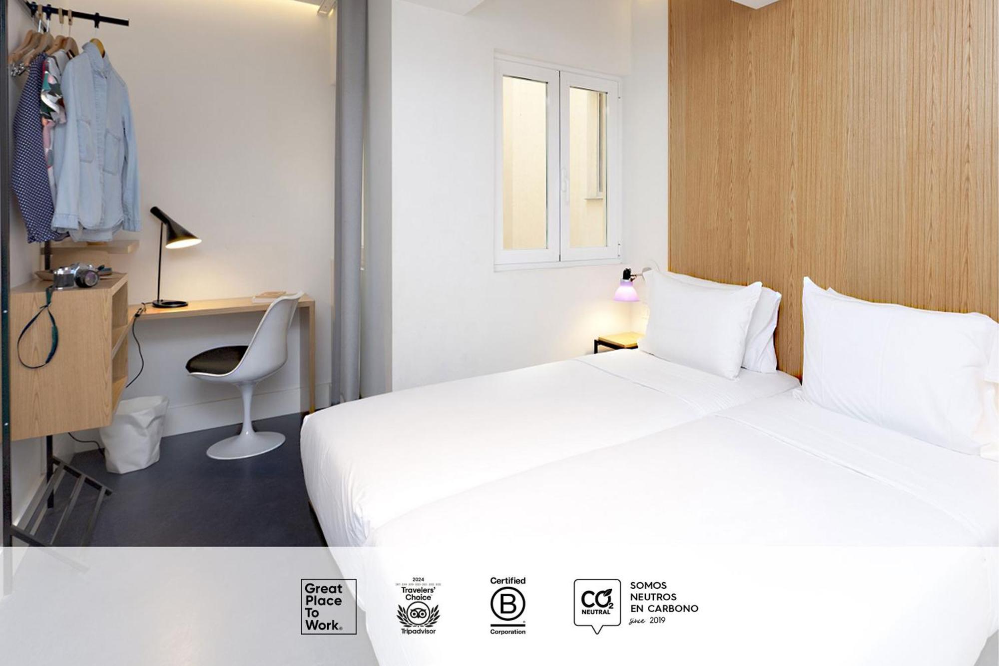 Sleep'N Atocha - B Corp Certified Hotell Madrid Eksteriør bilde