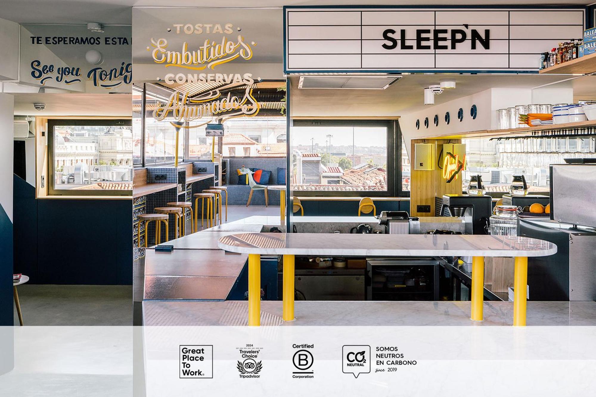 Sleep'N Atocha - B Corp Certified Hotell Madrid Eksteriør bilde