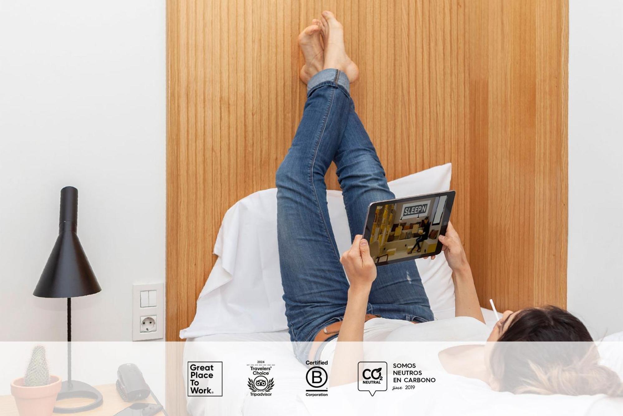 Sleep'N Atocha - B Corp Certified Hotell Madrid Eksteriør bilde