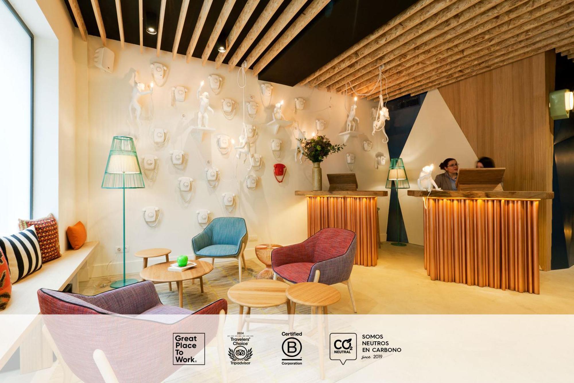 Sleep'N Atocha - B Corp Certified Hotell Madrid Eksteriør bilde