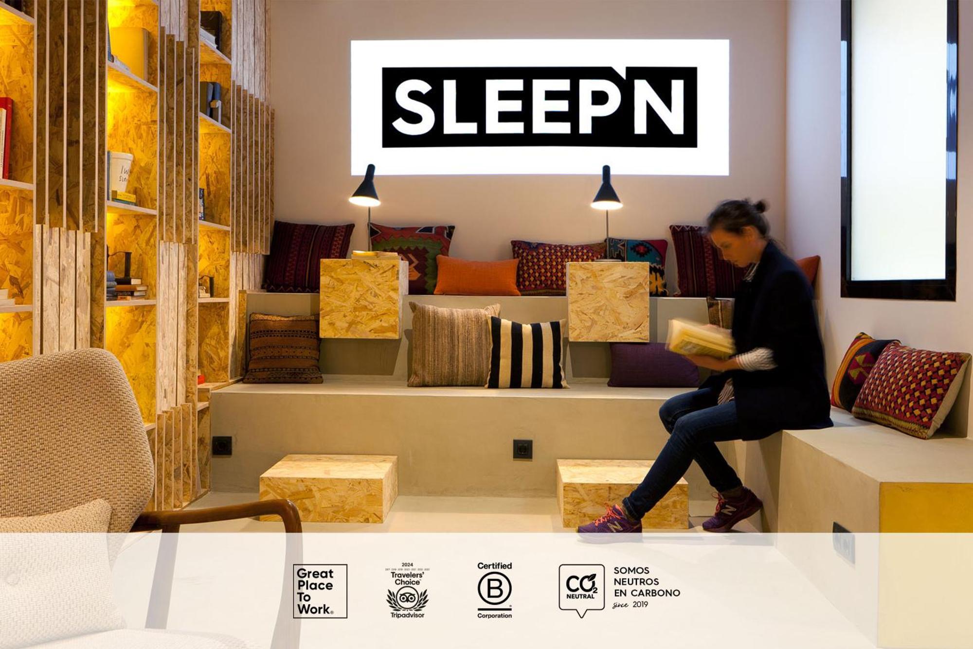 Sleep'N Atocha - B Corp Certified Hotell Madrid Eksteriør bilde